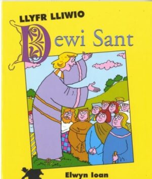 Llyfr lliwio Dewi Sant