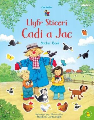 Llyfr Sticeri Cadi a Jac Sticker Book Cae Berllan